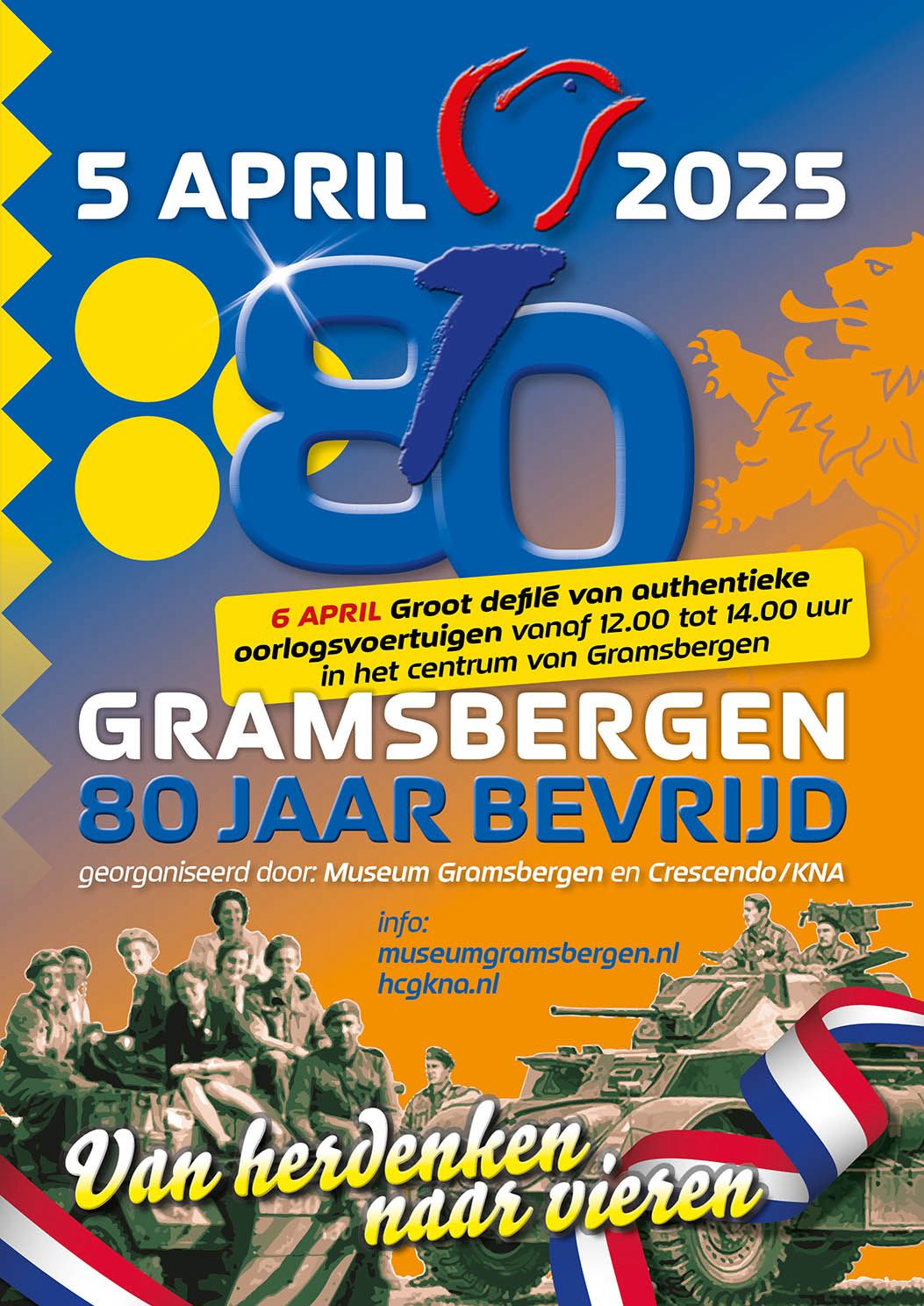 Gramsbergen 80 jaar bevrijd: van herdenken naar vieren!